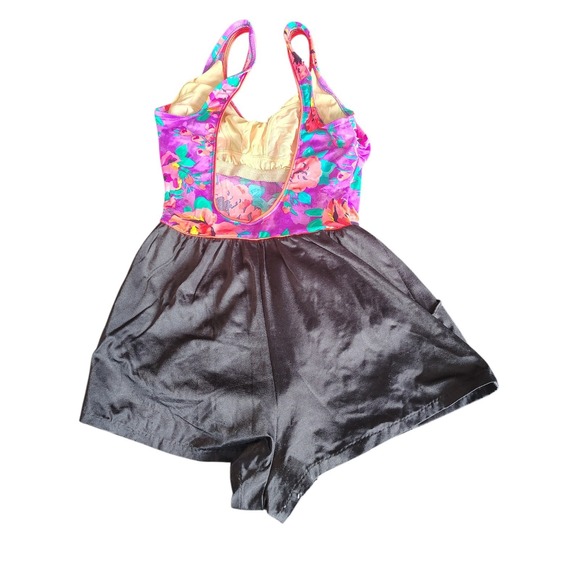 VTG 1970s/80s Mainstream floral one piece swimsuit size 14 - Picture 4 of 6